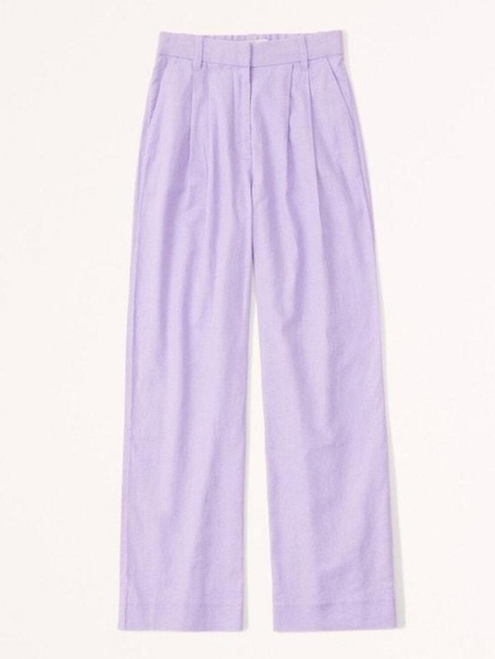 Abercrombie & Fitch Lavender Wide-Leg Trousers Size XS Short